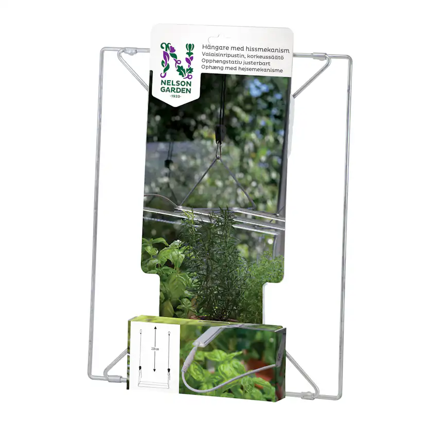 Växtbelysning Nelson Garden Hängare med Hissmekanism för Upphängning av Växter