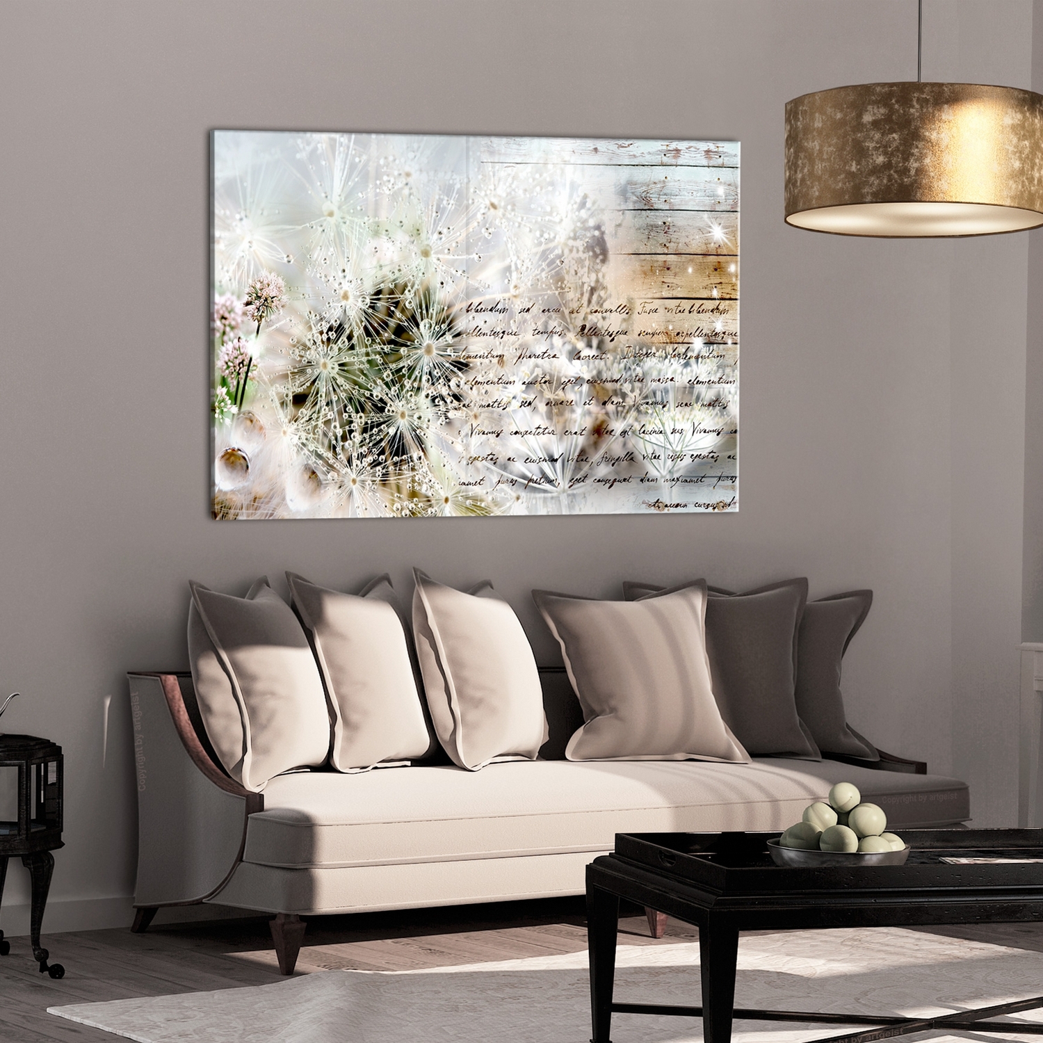 Tavla Arkiio Starry Dandelions