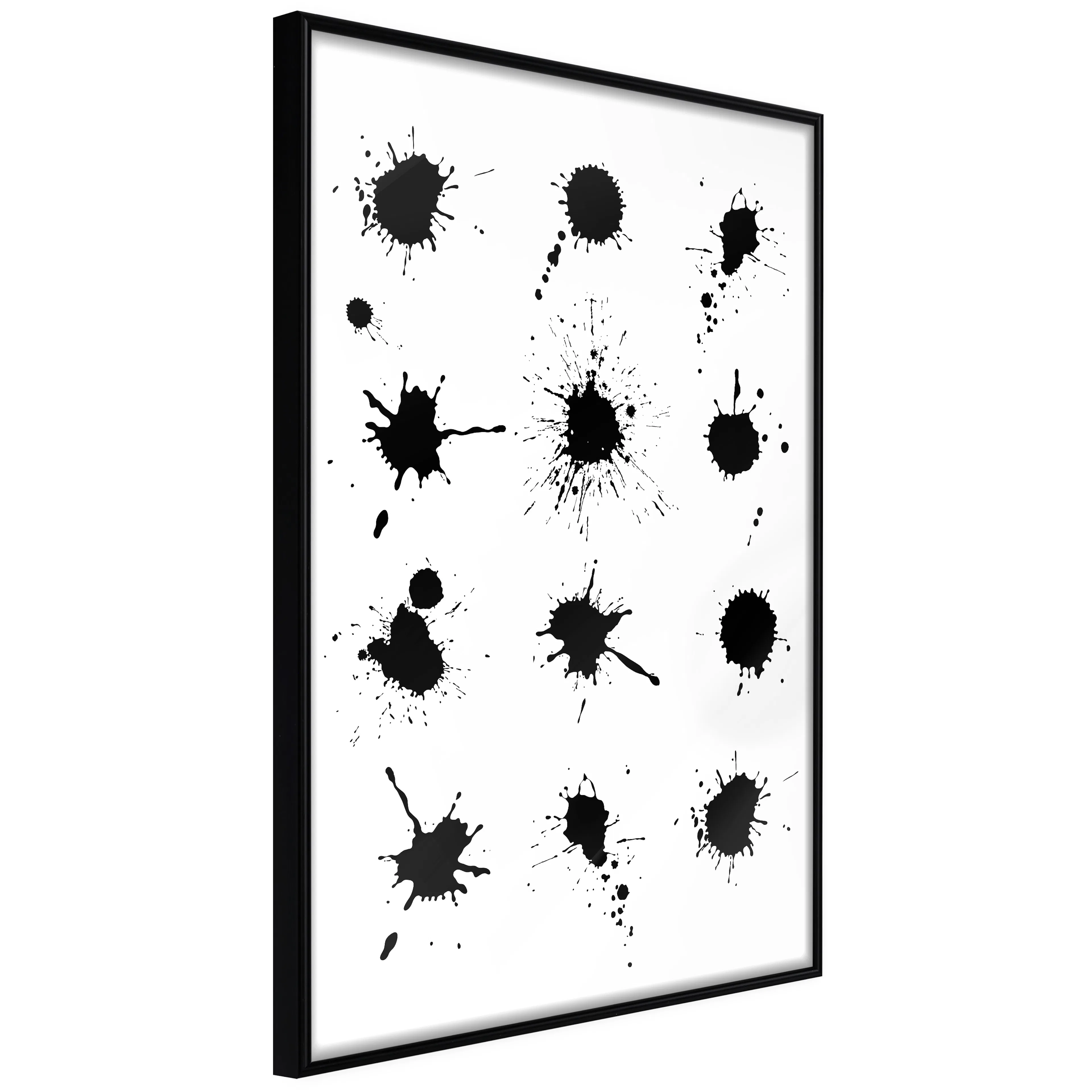 Affisch - Twelve Spots [Poster] 40x60 Svart ram, 40x60 cm