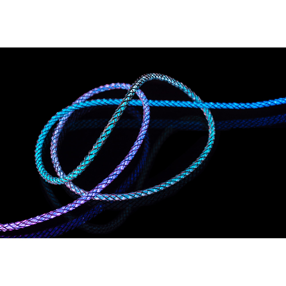Kabel Fixed RGB LED 60W USB-C/C Fibre Cable 1.2m Multicolor