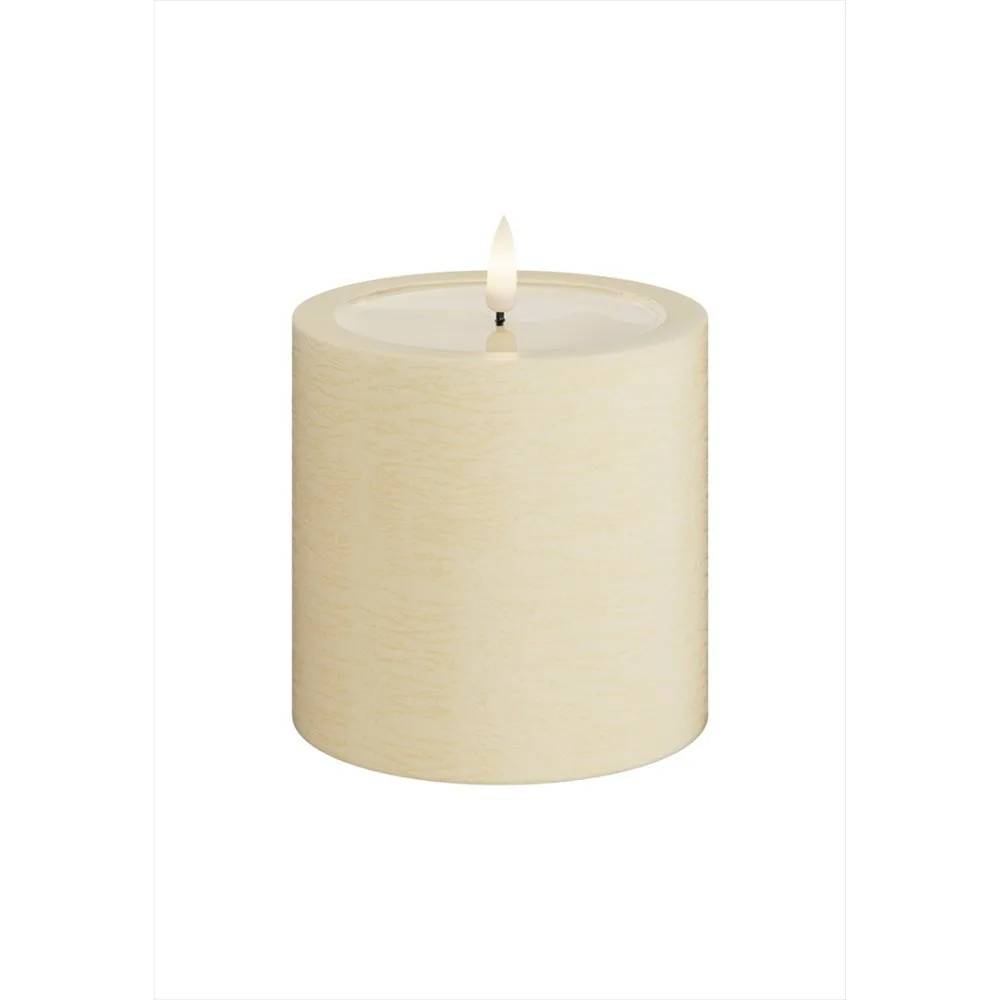 LED-Blockljus UNIQUE Candles 10x10 cm