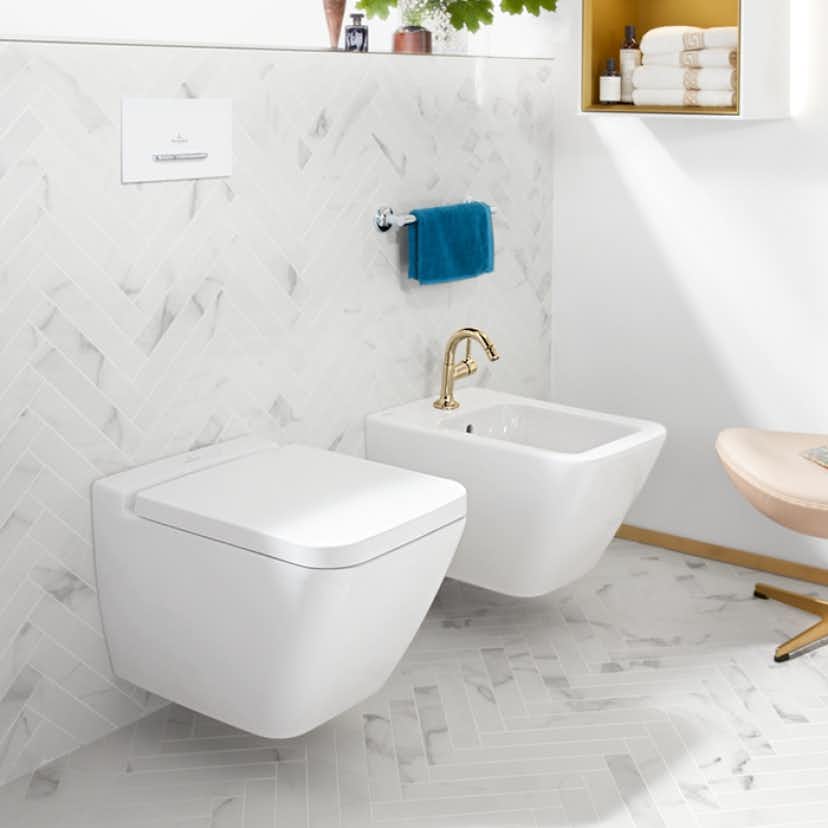 Bidé Villeroy & Boch Finion Väggmonterad