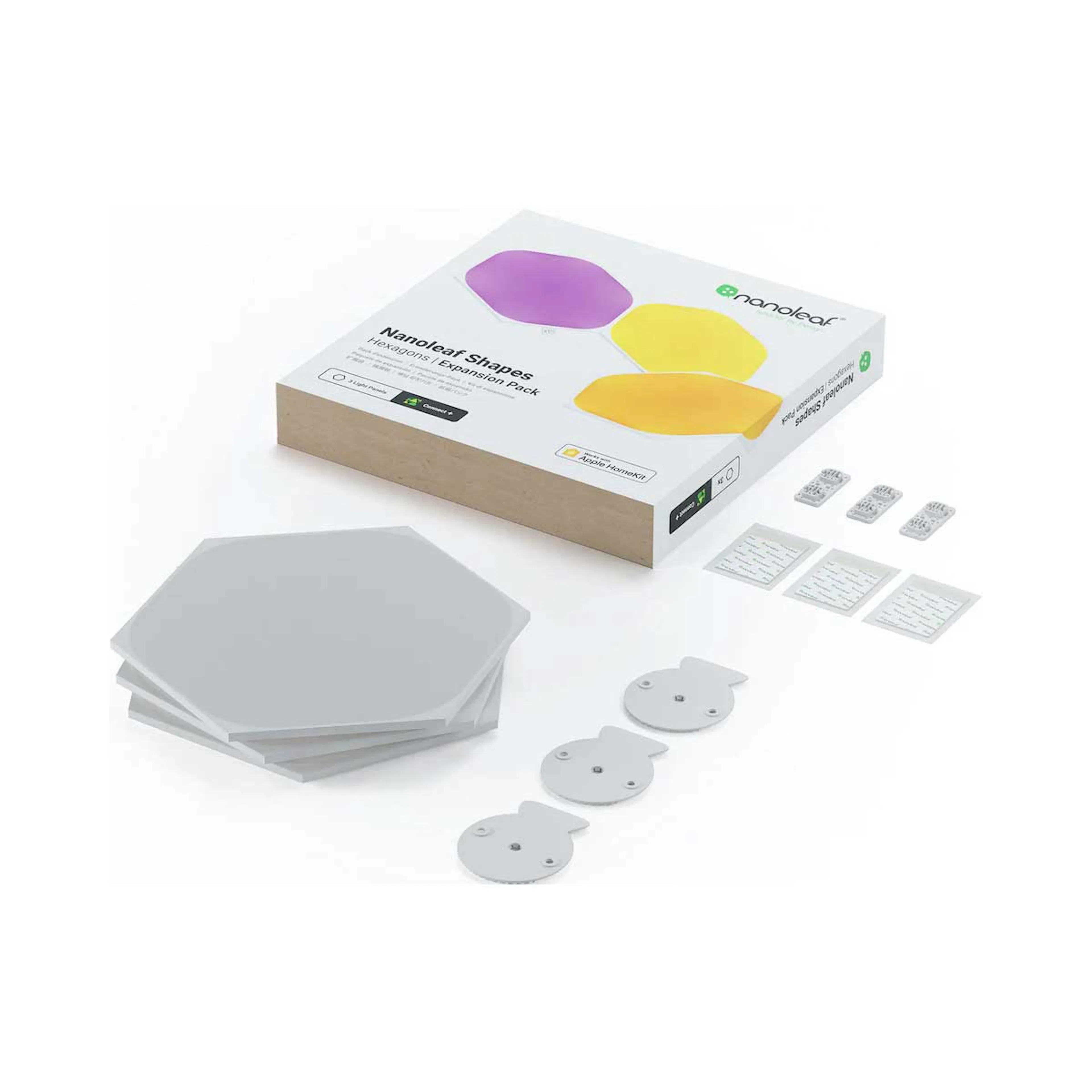 Belysningssystem Nanoleaf Shapes Hexagons Expansionspaket 3-pack