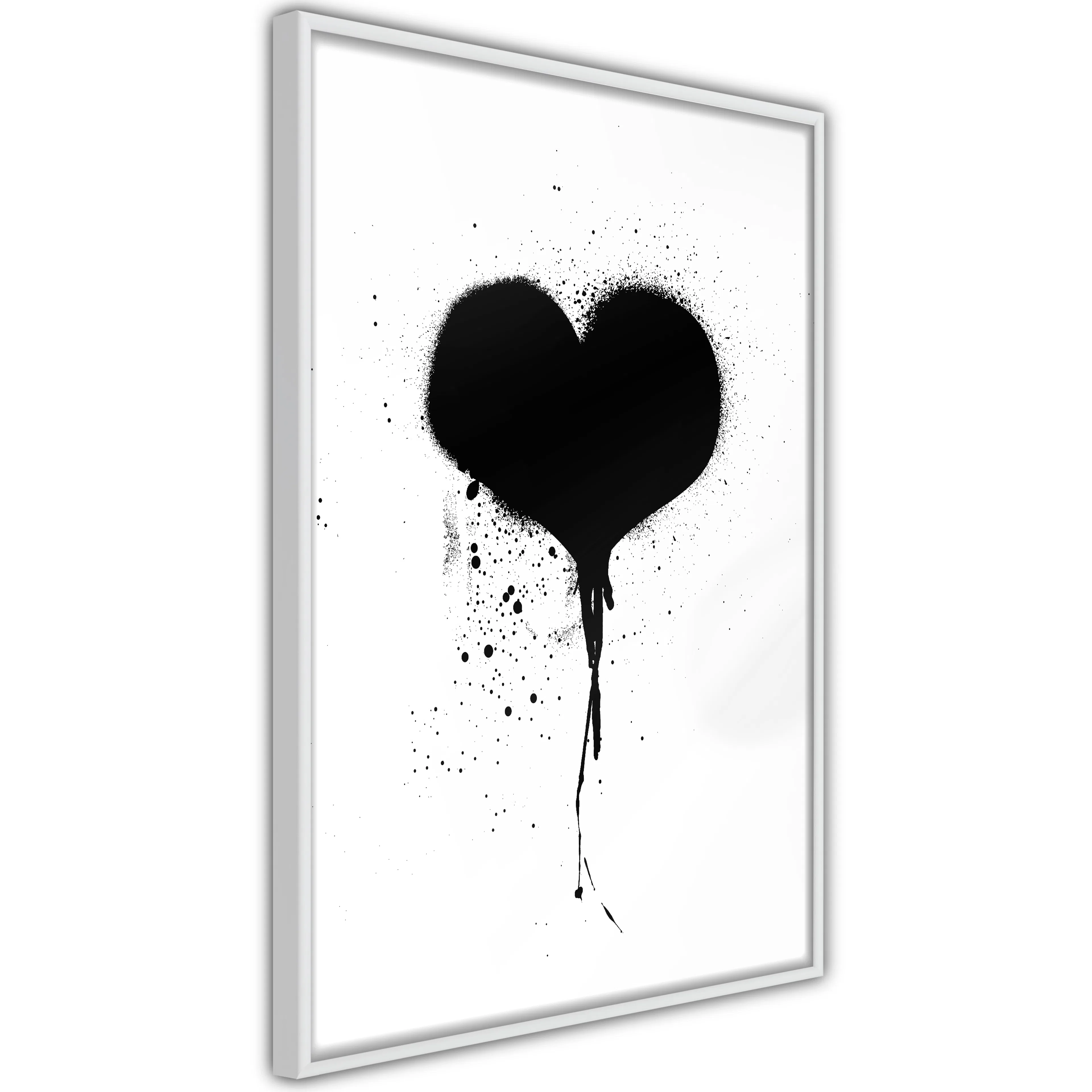 Poster Artgeist Affisch Destroyed Heart