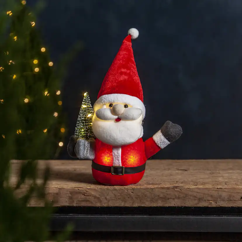 Dekorationsfigur Star Trading Joylight Tomte Gran