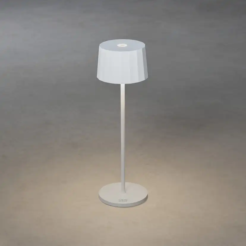 Positano bordslampa vit USB Vit