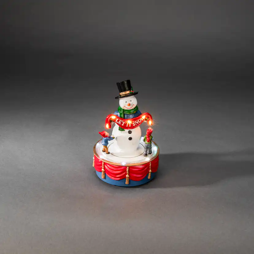 Juldekoration Gnosjö Konstsmide Snögubbe
