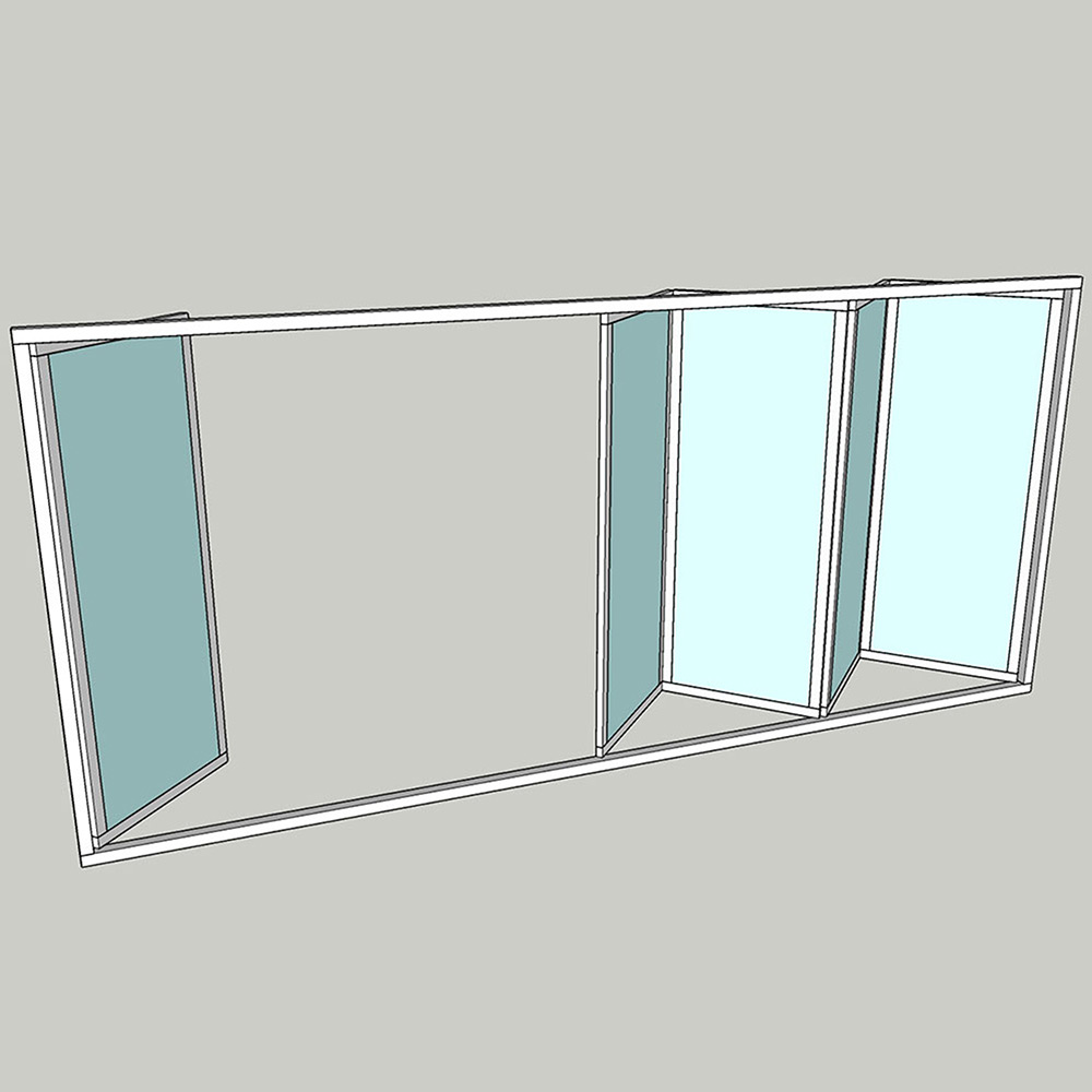 Vikparti Allvy Sunroom s75 3-Glas 5-Delad