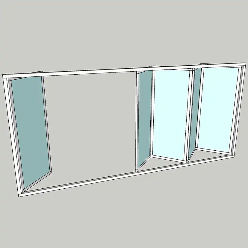 Vikparti Allvy Sunroom s75 3-Glas 5-Delad