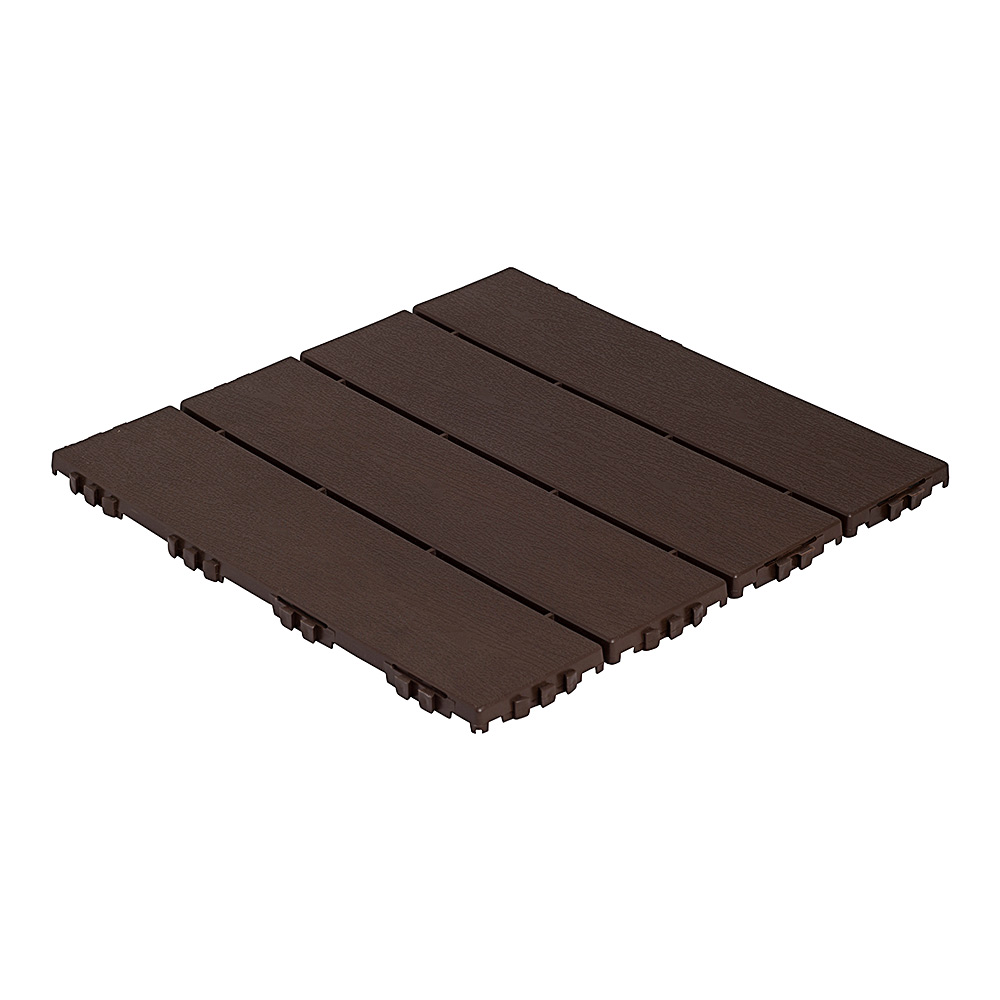 Golvplatta Hestraplattan Woodlook Dark Oak Golvtrall i Plast