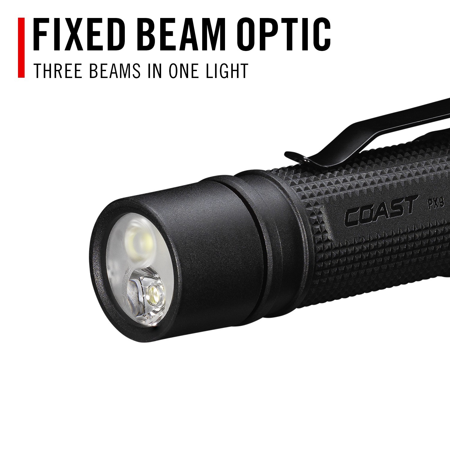 Ficklampa Coast Uppladdningsbar Px9R 1000 Lumen