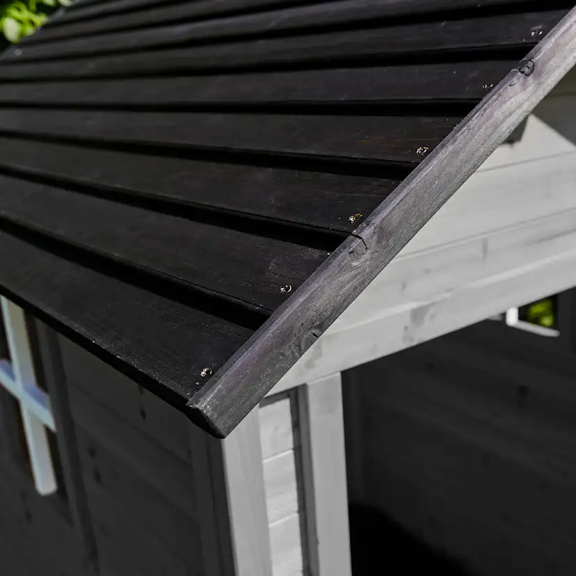 Lekstuga Nordic Play Grå/Svart 158x148x132 Cm