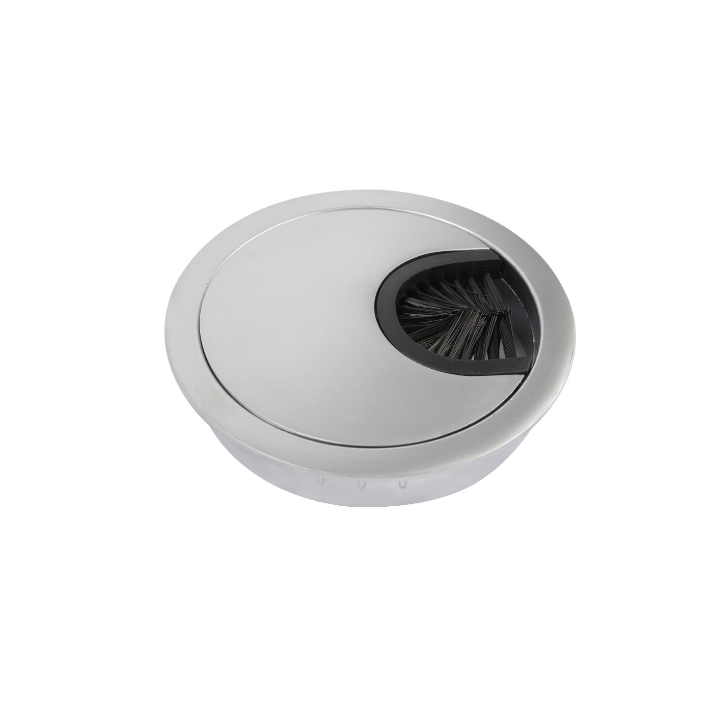 Bordsgenomföring Schneider Electric Unica System+ Aluminium 60 mm