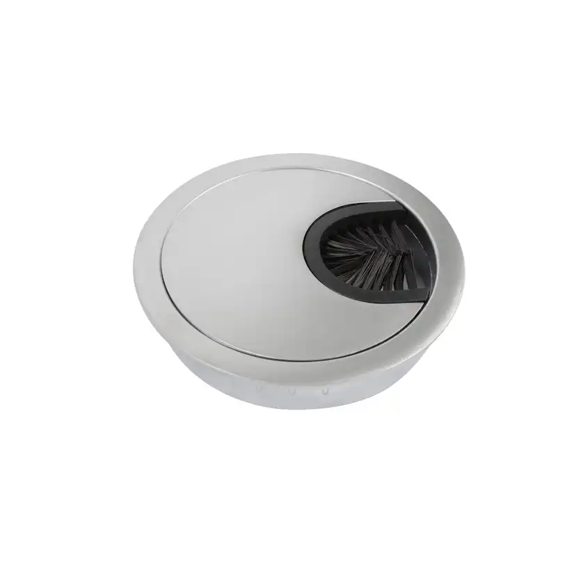 Bordsgenomföring Schneider Electric Unica System+ Aluminium 60 mm