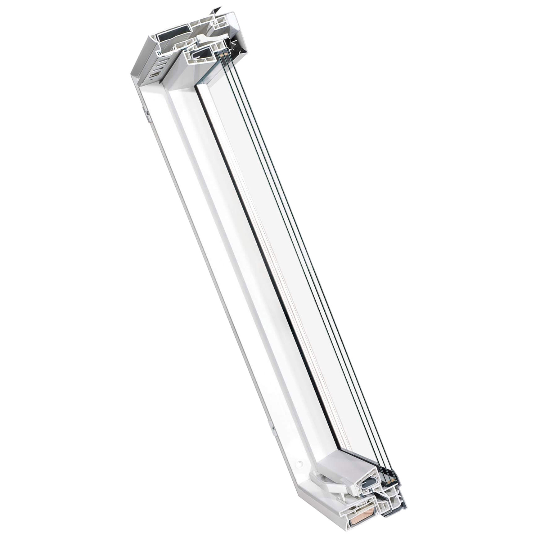 Takfönster Fakro PVC Pivåhängt 2-Glas Lagerfört