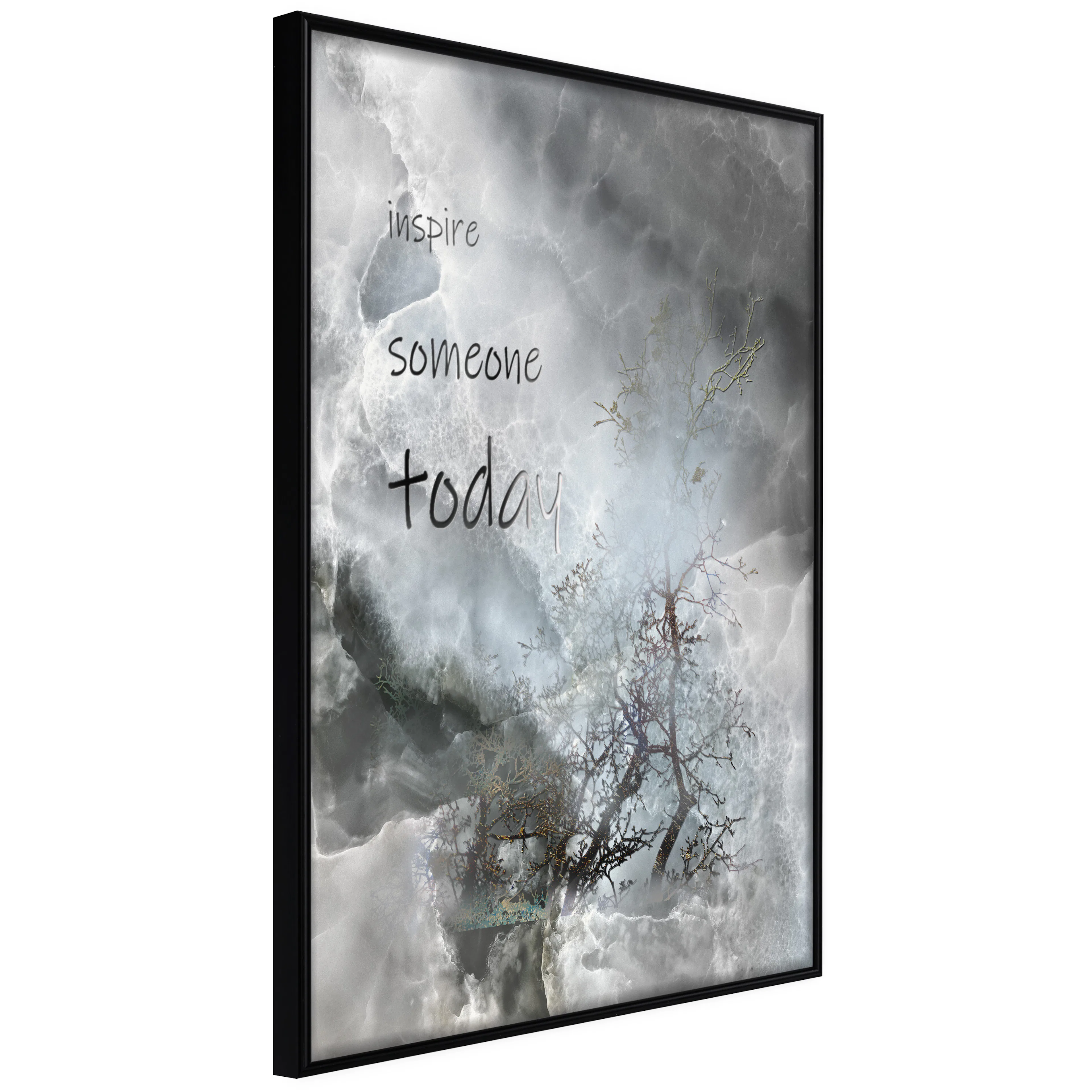 Affisch - Inspire Someone Today [Poster] 40x60 Svart ram, 40x60 cm