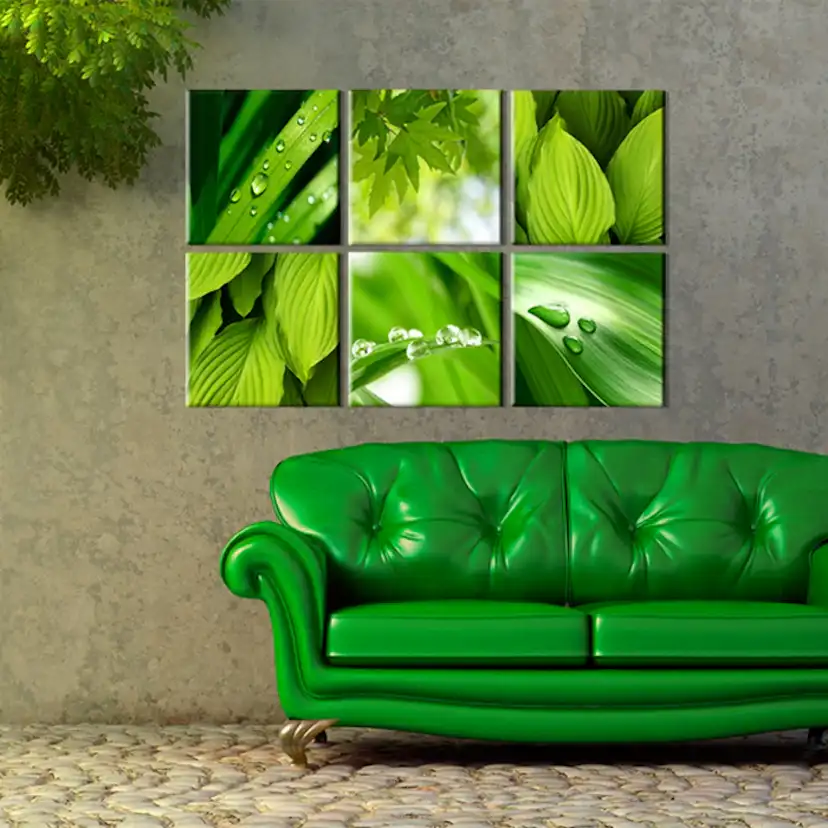 Tavla Arkiio Fresh Green Leaves