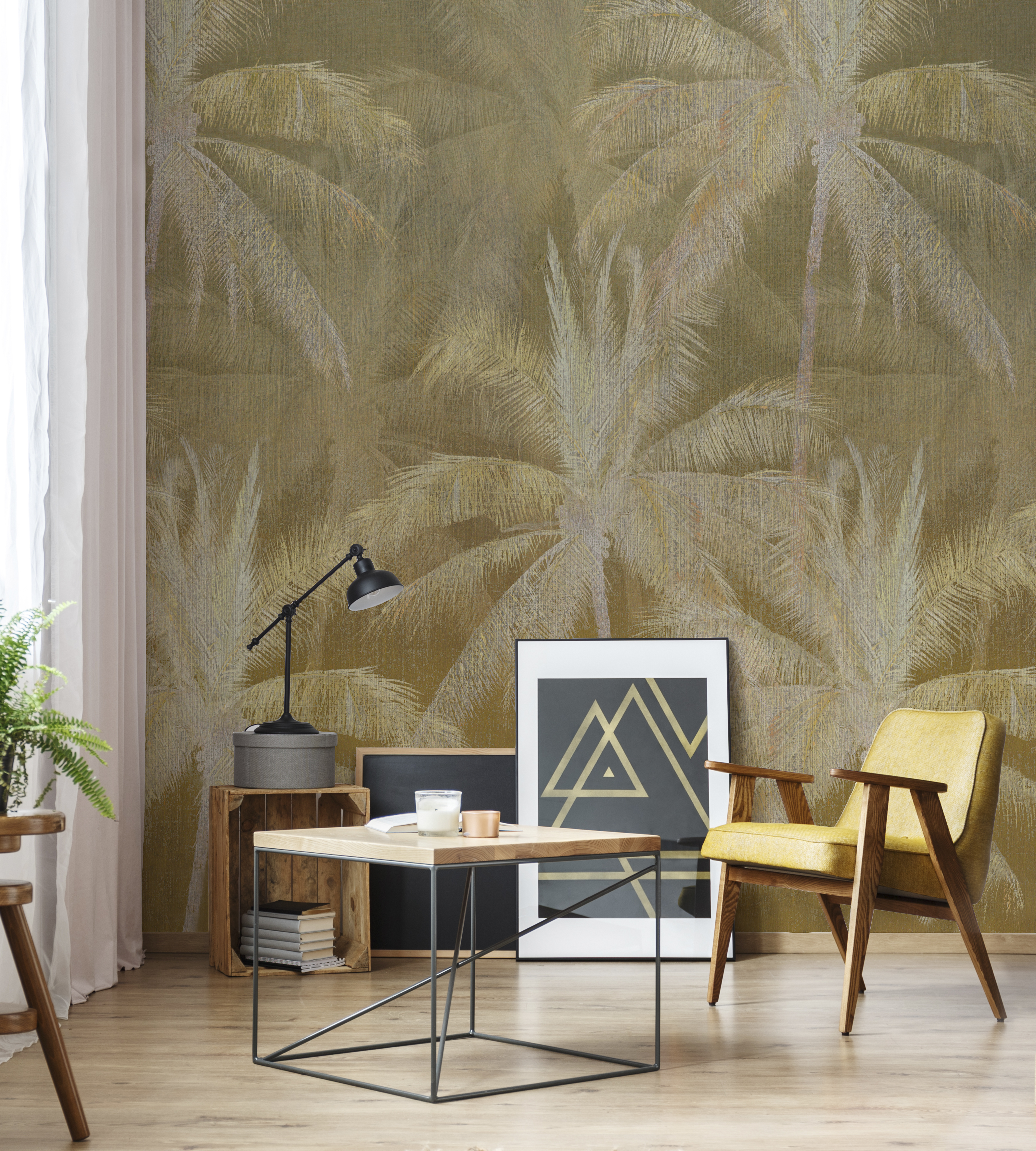 Fototapet Art for the Home Vintage Palm 112124