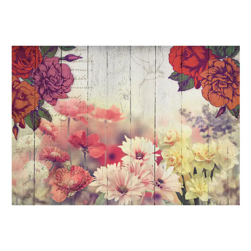 Vintage Flowers 150x105 Storlek: 150x105 cm