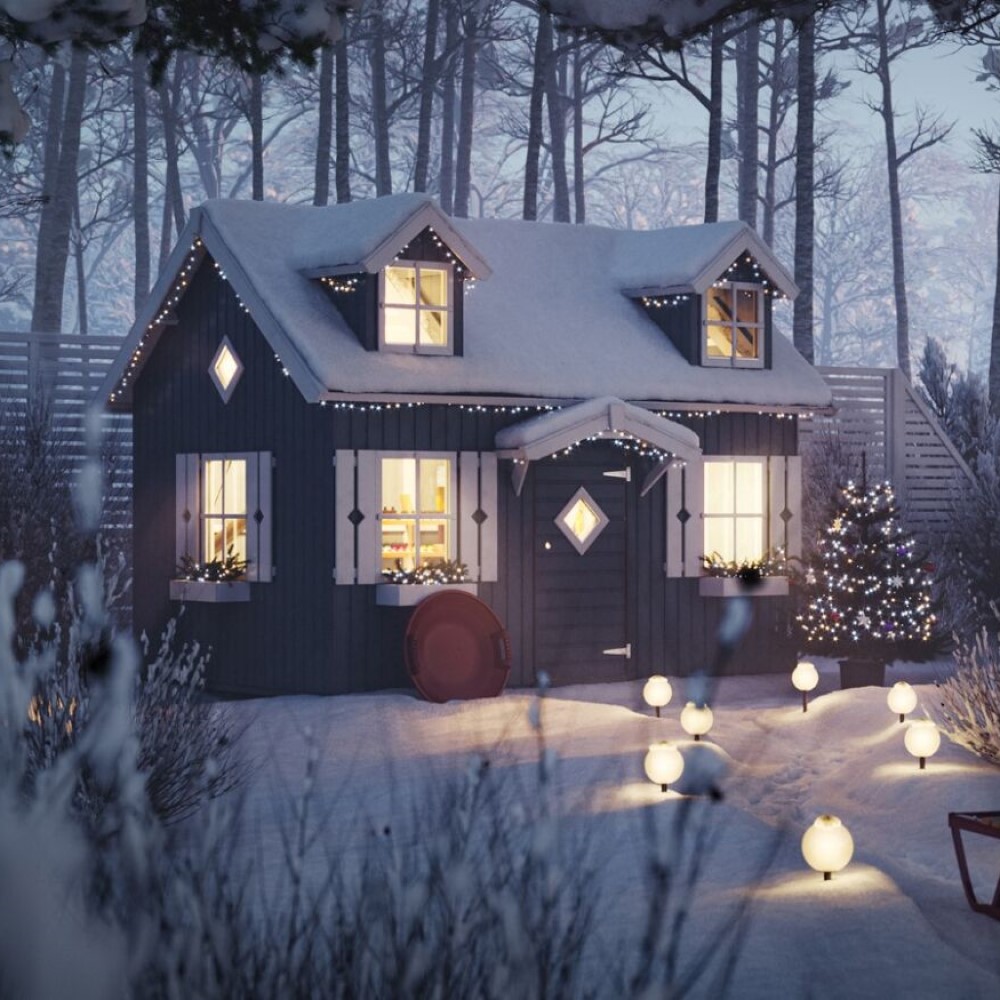 Lekstuga Palmako Marie 5,5 m² Trästuga med Loft