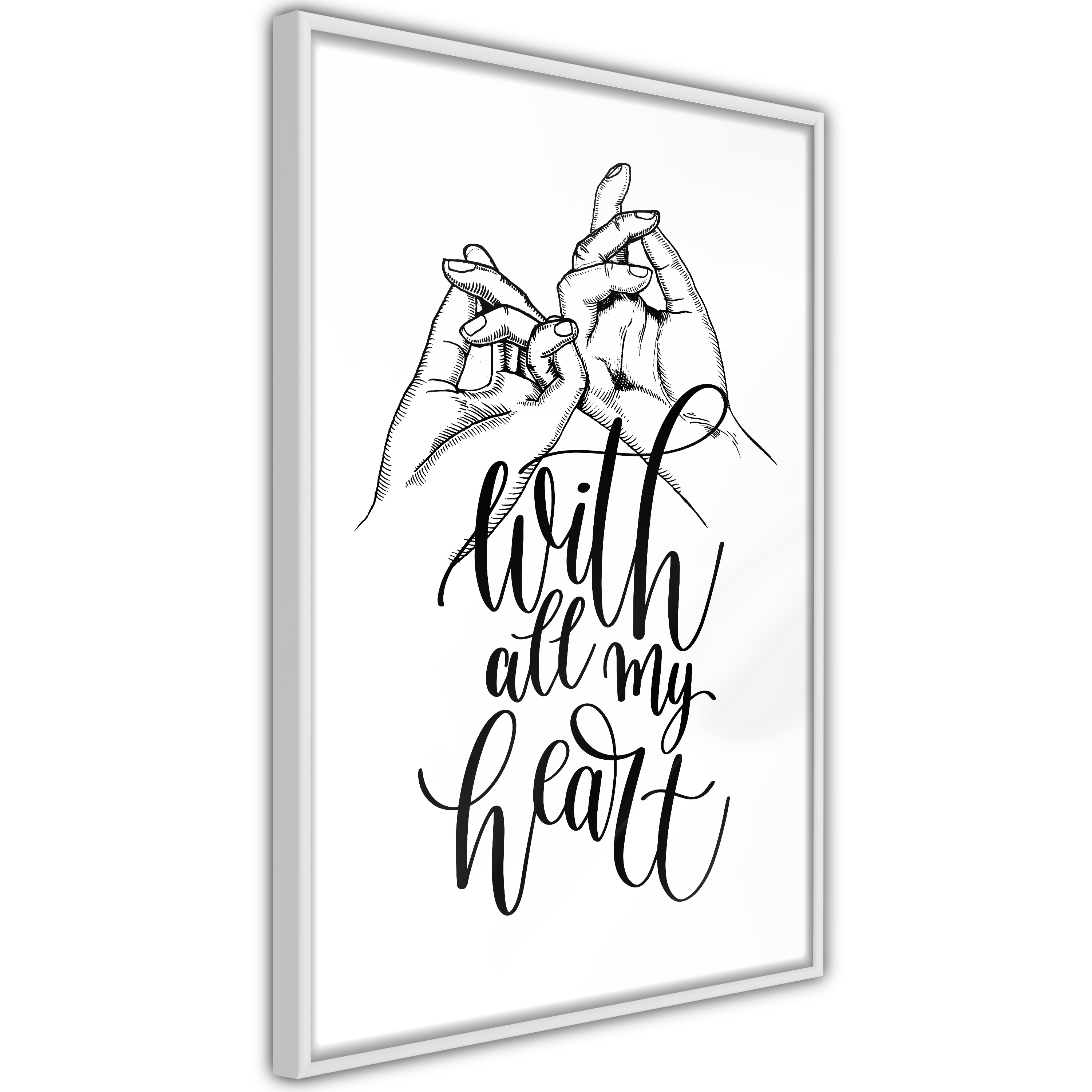 Poster Artgeist Affisch With All My Heart