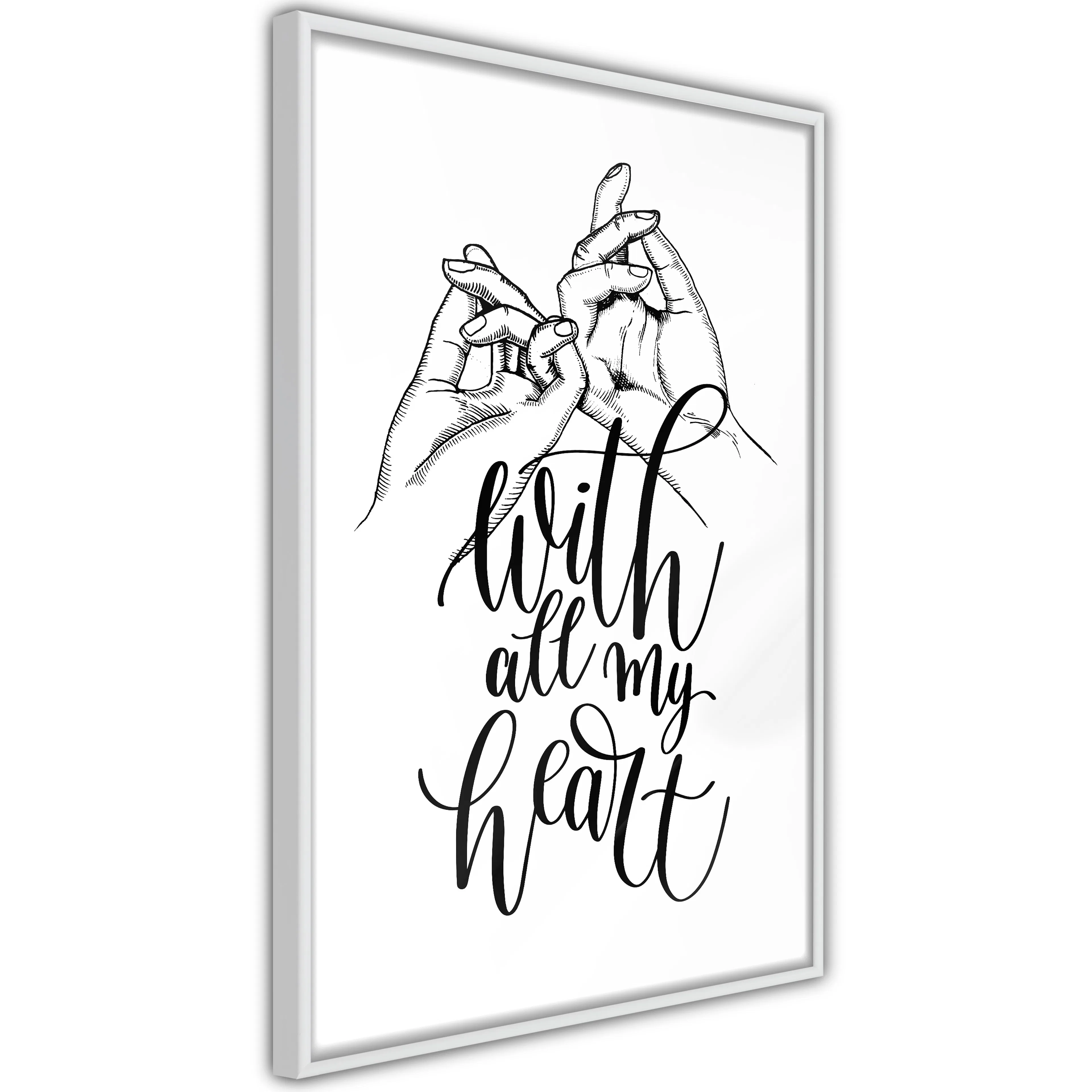 Poster Artgeist Affisch With All My Heart