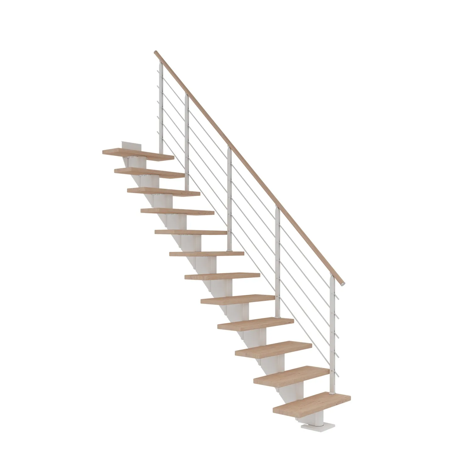 HAMBURG ek v-oljad rak hvid DESIGN 12T 75W Vit, LxB: 2420x790 mm