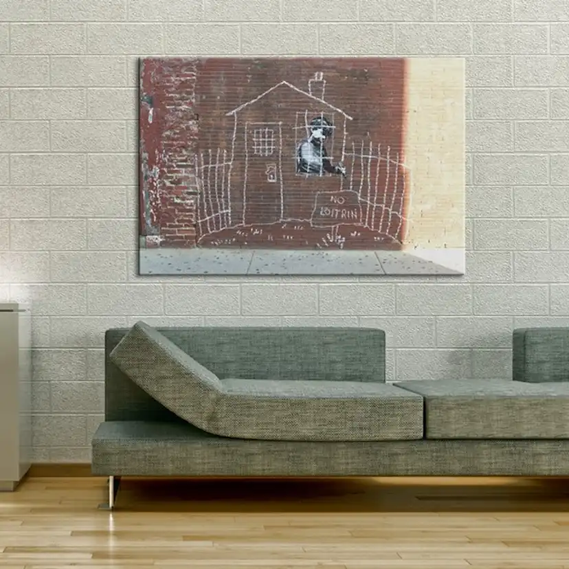 Tavla Arkiio Grounded Banksy 60x40