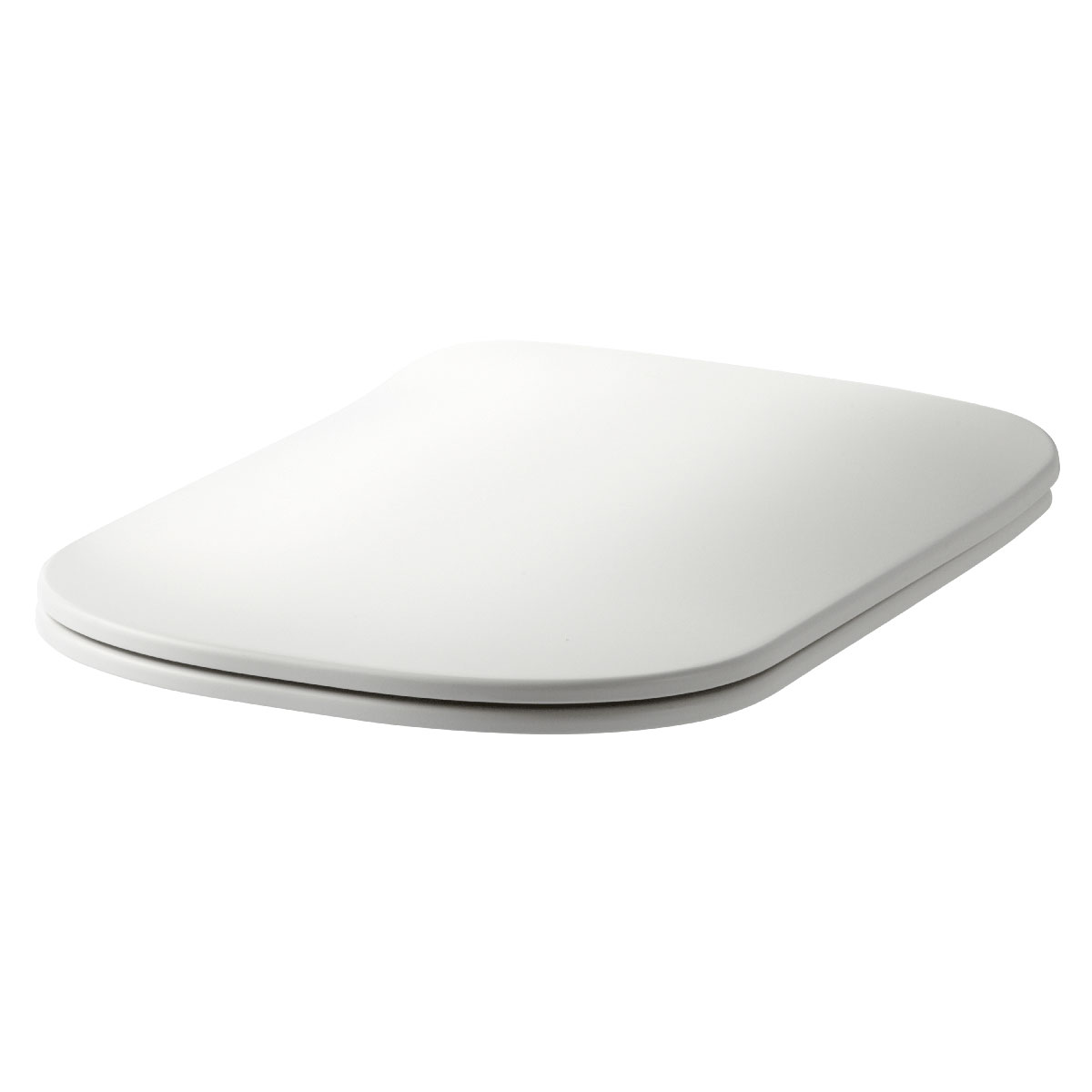 TriBeCa slim toiletsæde m/soft close, Mathvid Mattvit