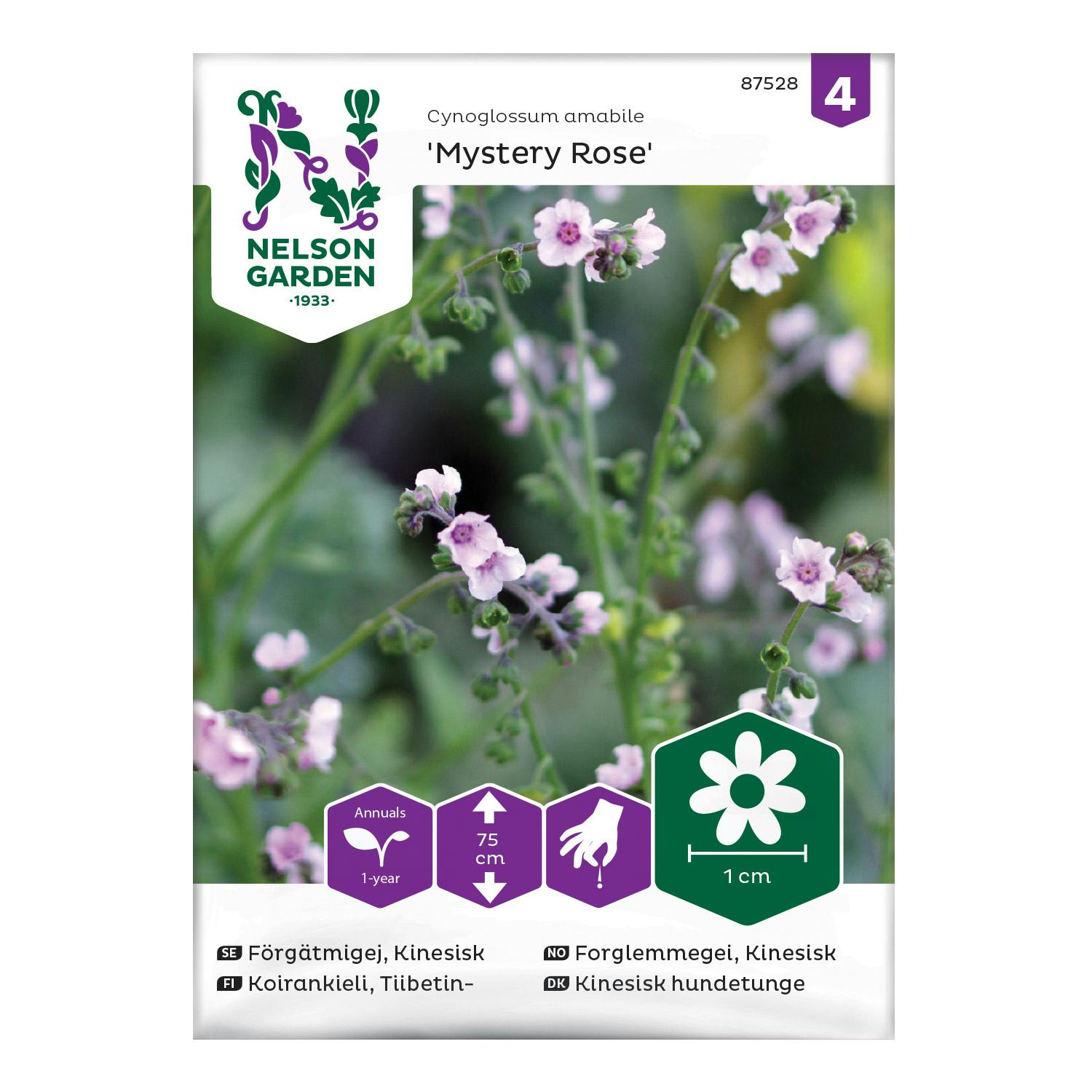 Frö Förgätmigej Nelson Garden Kinesisk Mystery Rose