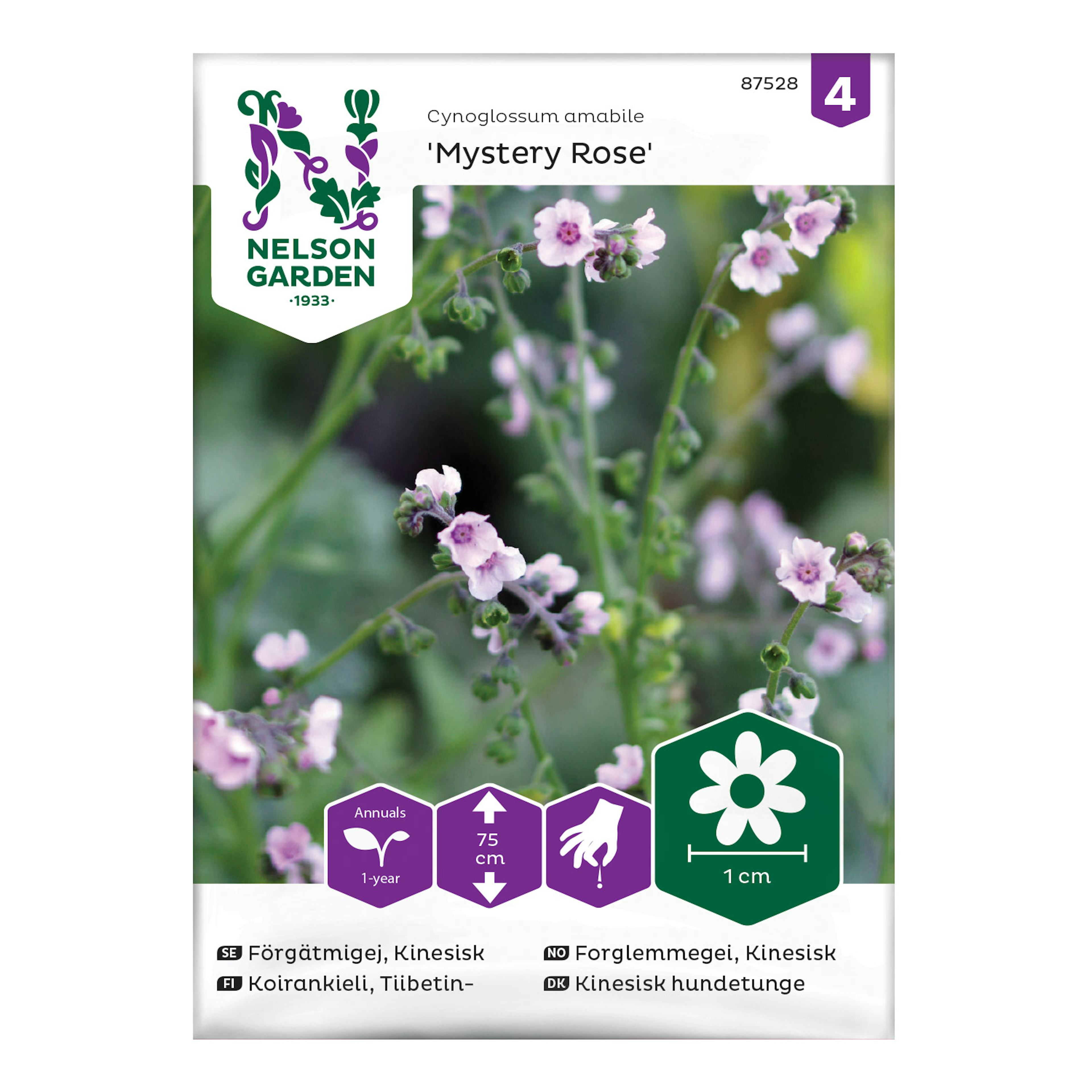 Frö Förgätmigej Nelson Garden Kinesisk Mystery Rose