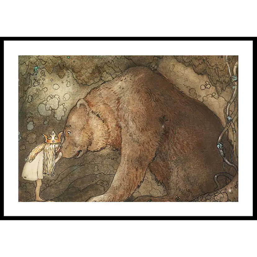 Poster Gallerix Stackars Lilla Basse av John Bauer