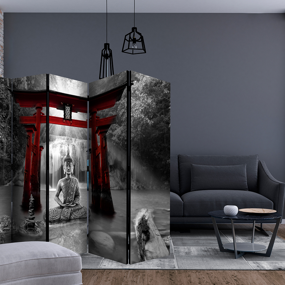 Rumsavdelare Arkiio Buddha Smile Red II 225x172 cm