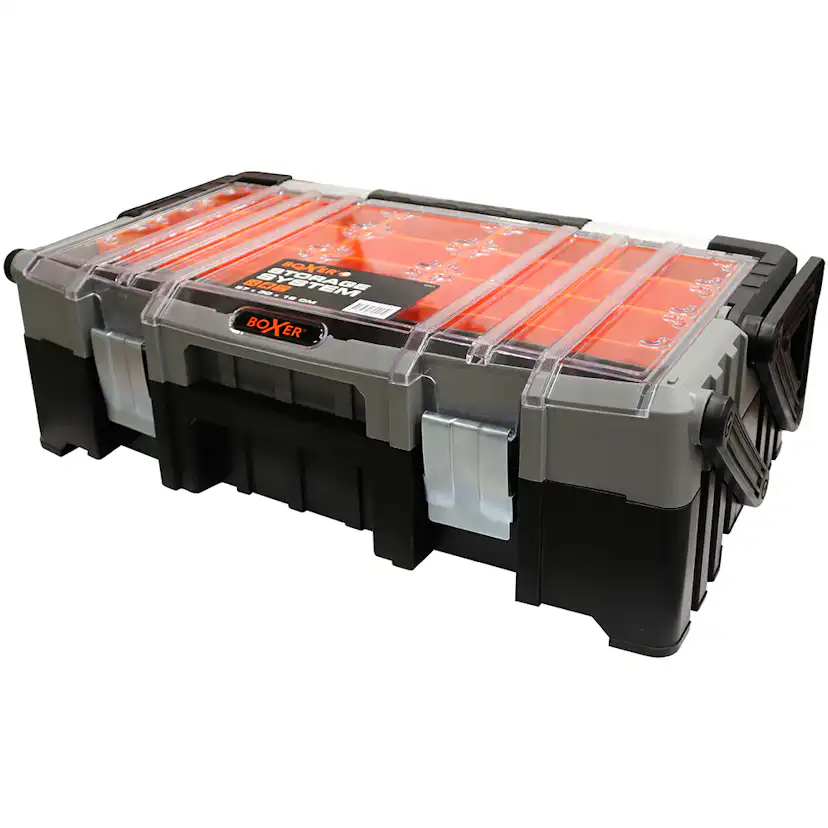 Verktygslåda Boxer Plast 22 tum Med Avtagbar Överdel
