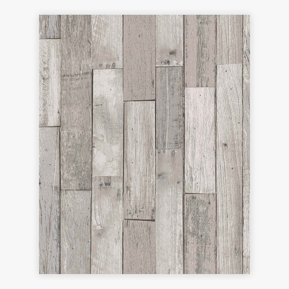 Tapet NEXT Distressed Wood Plank Grey
