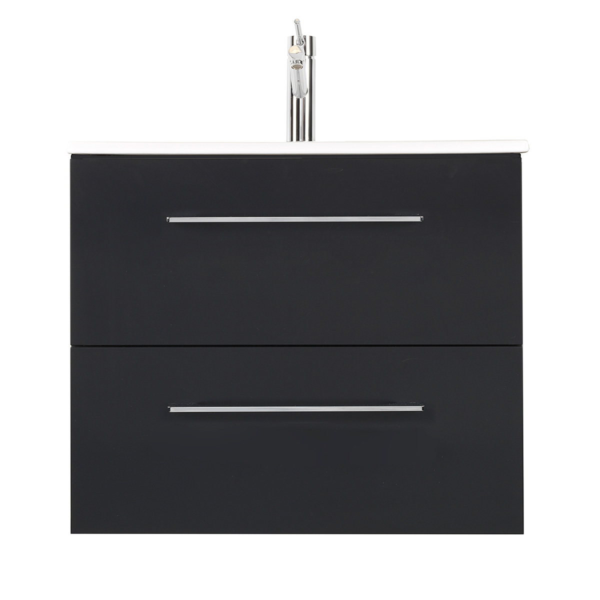 Tvättställsskåp Arredo Spirit Svart