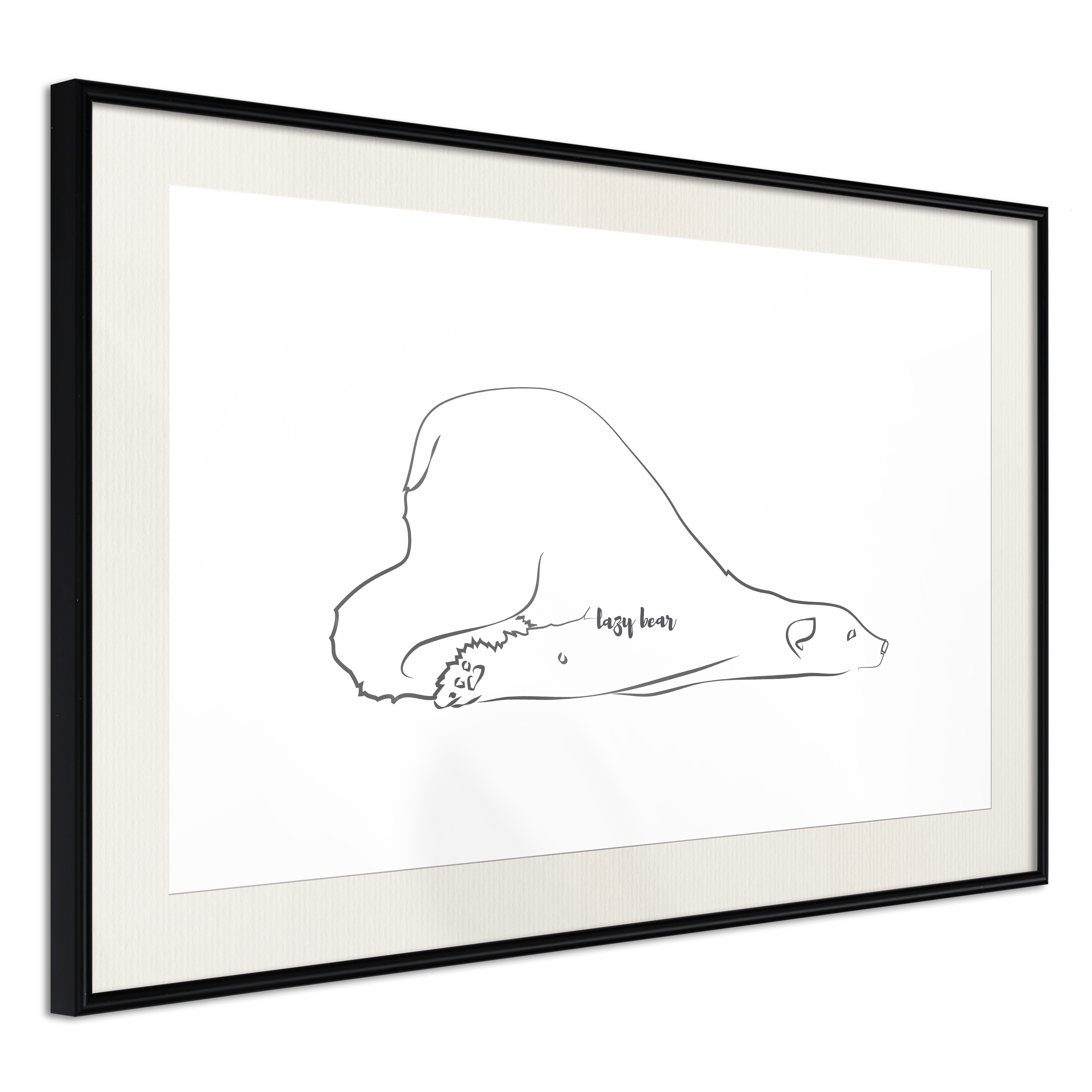 Poster Artgeist Affisch Lazy Bear