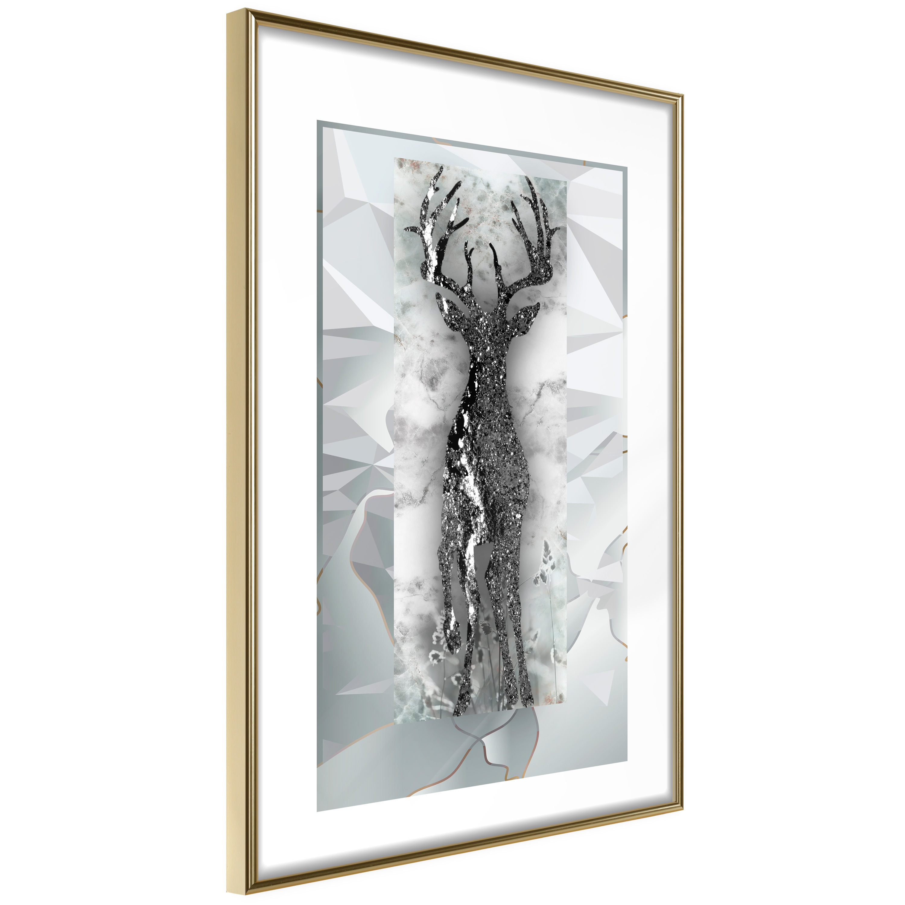 Poster Artgeist Affisch Silver Deer