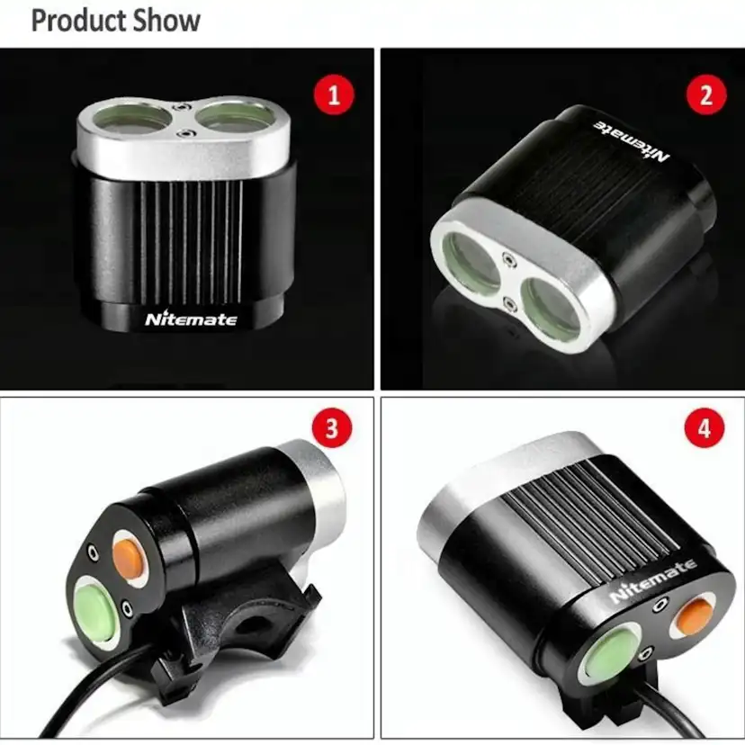 Cykelstrålkastare Briv Nitemate T2200