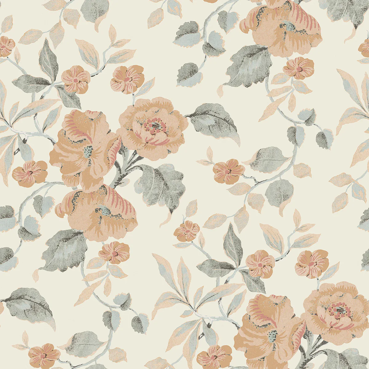 Tapet Laura Ashley Alyworth Trail Orange