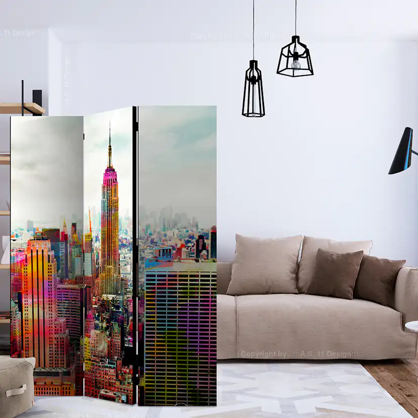Rumsavdelare Arkiio Colors Of New York City 135x172 cm