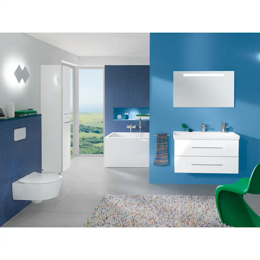 Badrumsspegel Villeroy & Boch More To See One med Belysning
