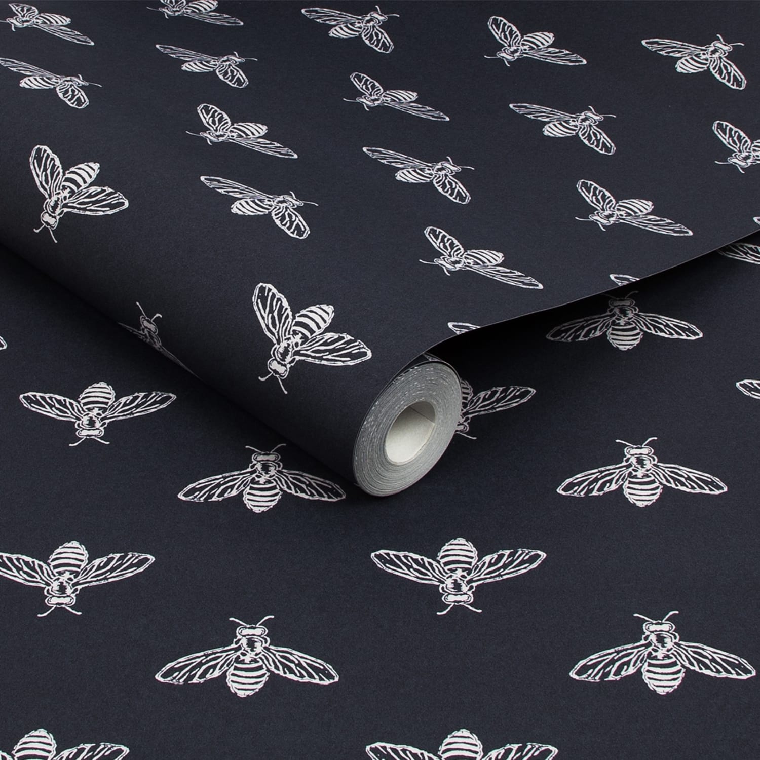 Fototapet Joules Block Print Bee French Navy 10mx52 cm