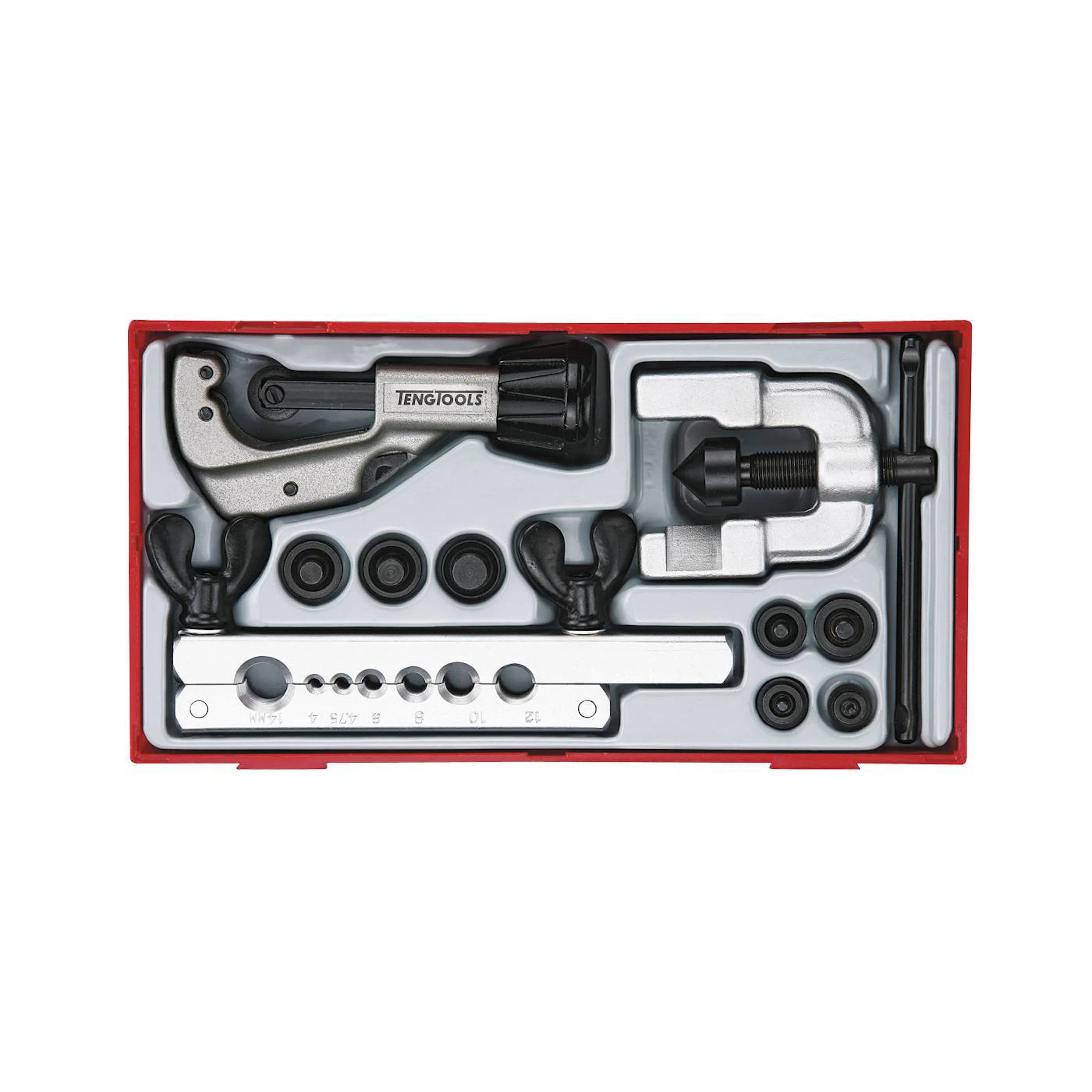 Rör/Flänsverktygssats 10 delar Teng Tools TTTF10