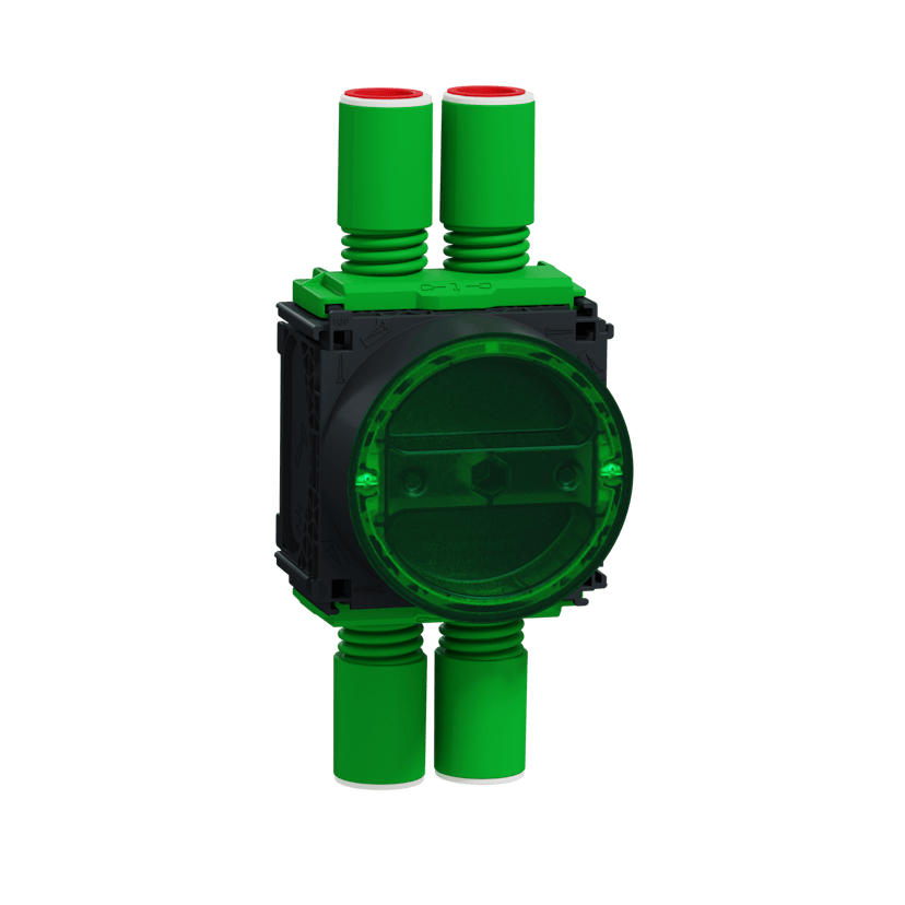 Apparatdosa Schneider Electric Multifix med lock för dubbel-/trippelgips 24-39mm