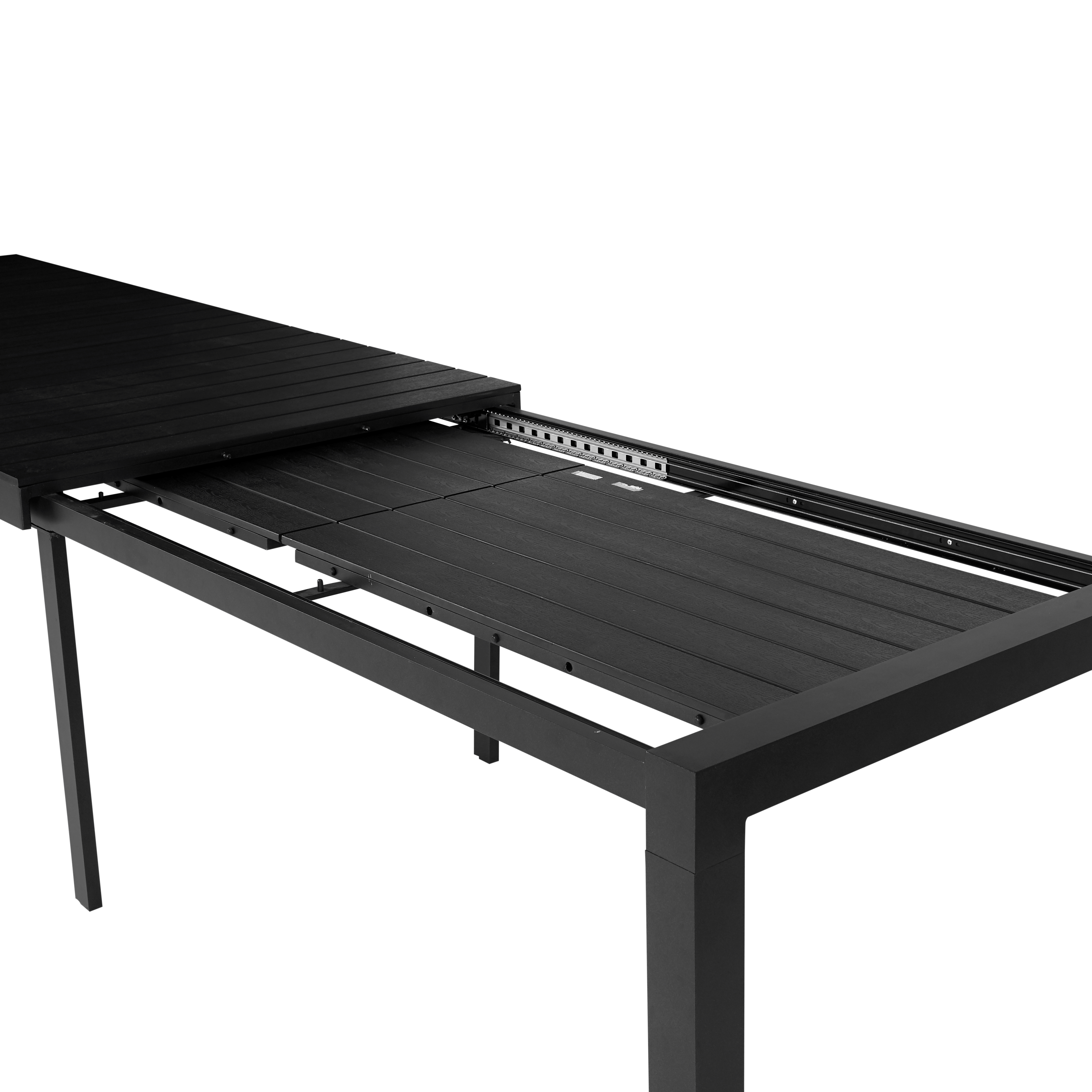Aluminiumbord Outfit Förlängningsbart Trädgårdsbord 223/283/343x100 cm
