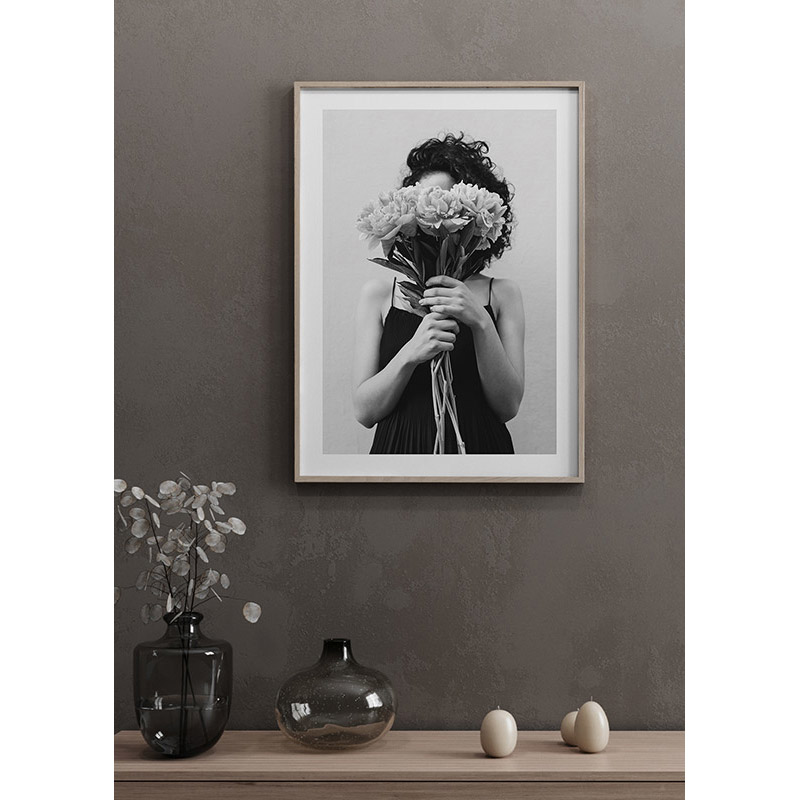 Poster Gallerix Bouquet BW