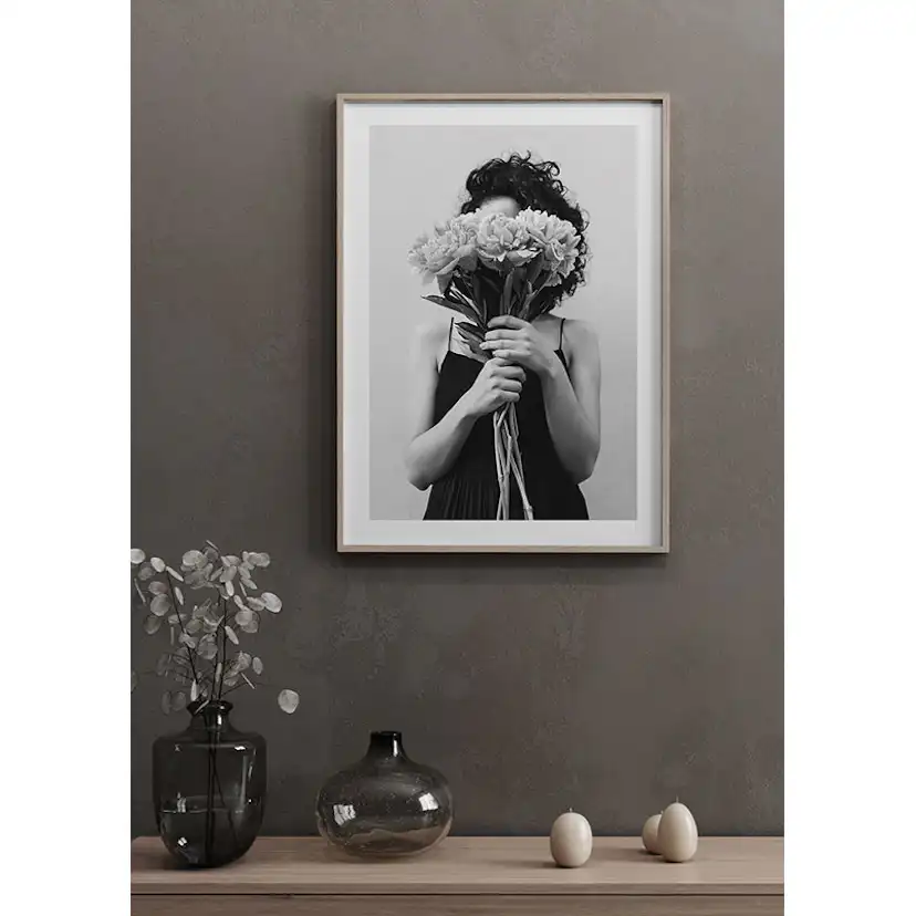 Poster Gallerix Bouquet BW