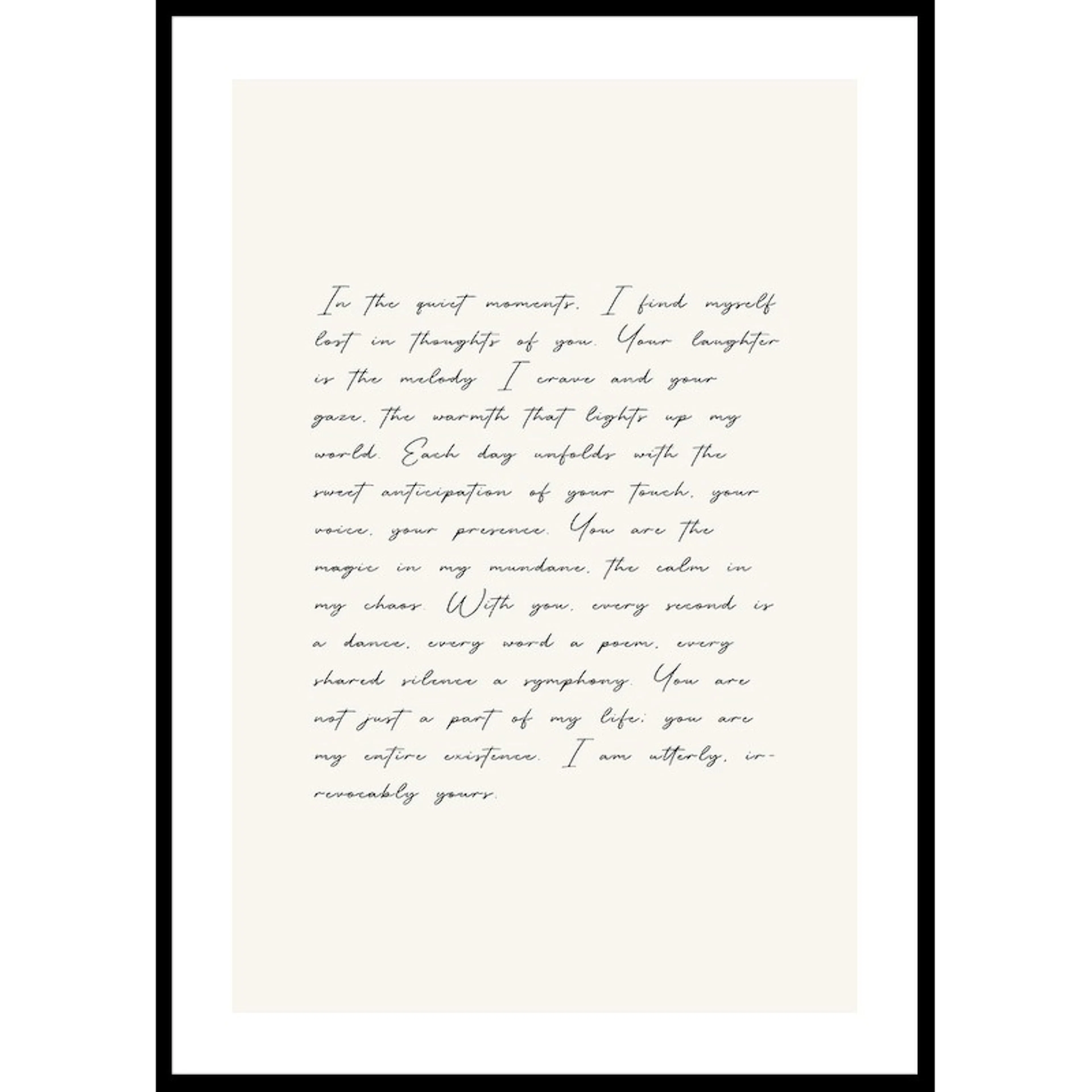 Poster Gallerix The Letter