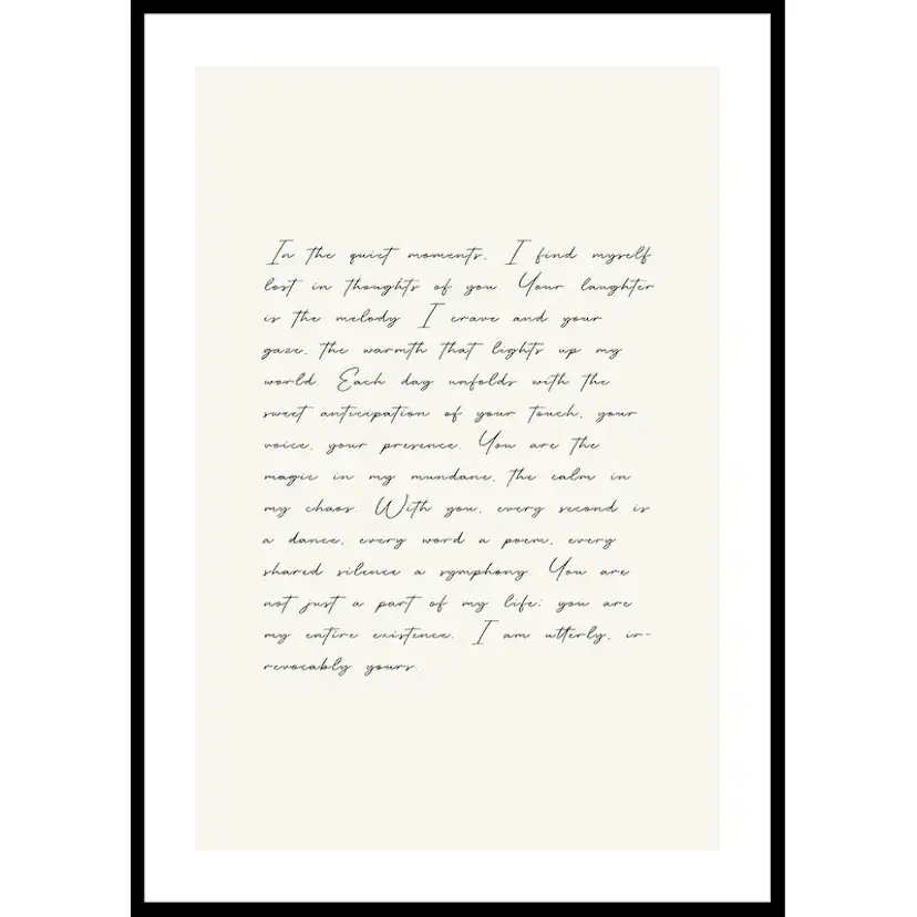 Poster Gallerix The Letter